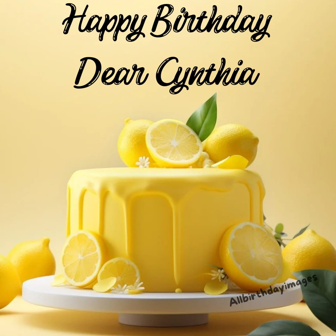 Happy Birthday Cynthia Cakes