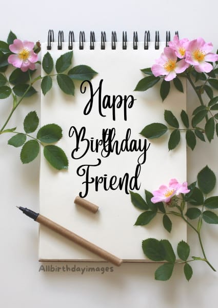 Happy Birthday Card for Friend