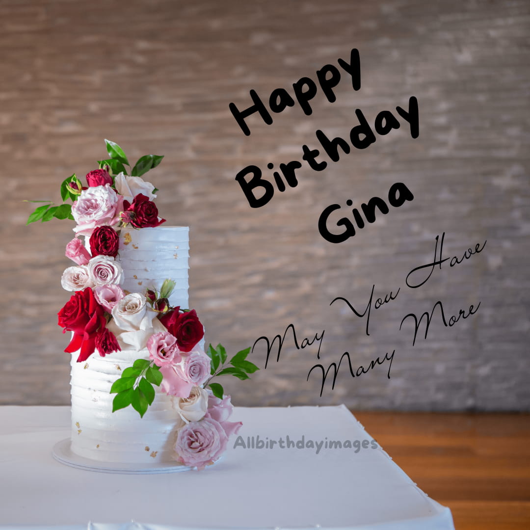 Happy Birthday Gina Images