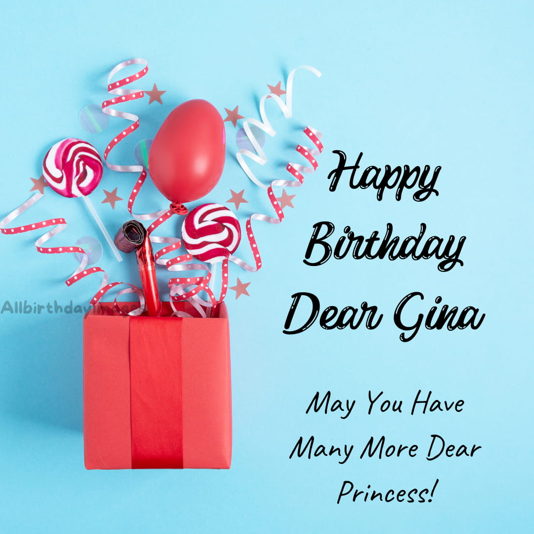 Happy Birthday Wishes for Gina