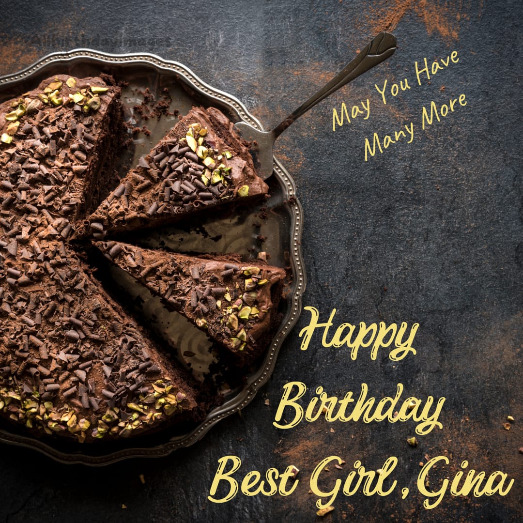 Happy Birthday Cakes for Gina
