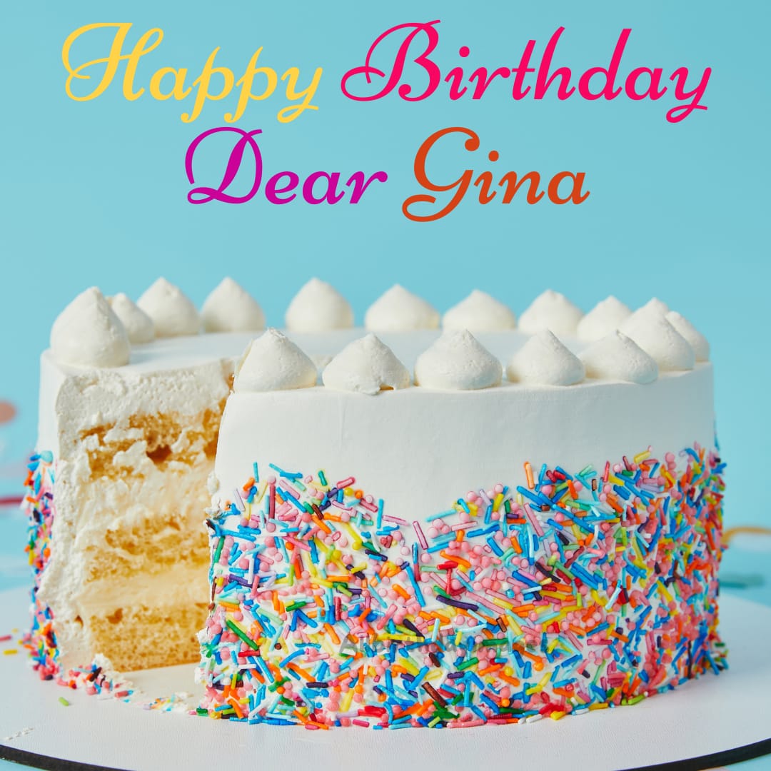 Happy Birthday Gina Cake Pics