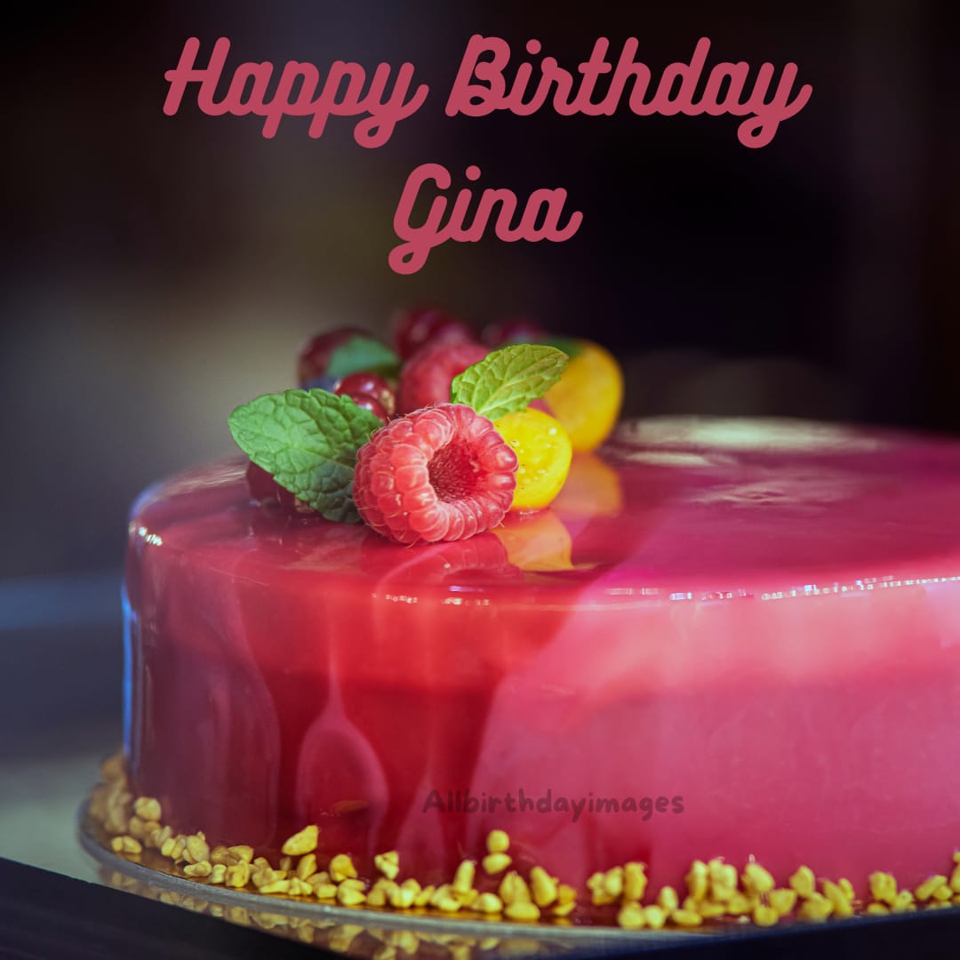 Happy Birthday Gina Cake Pics