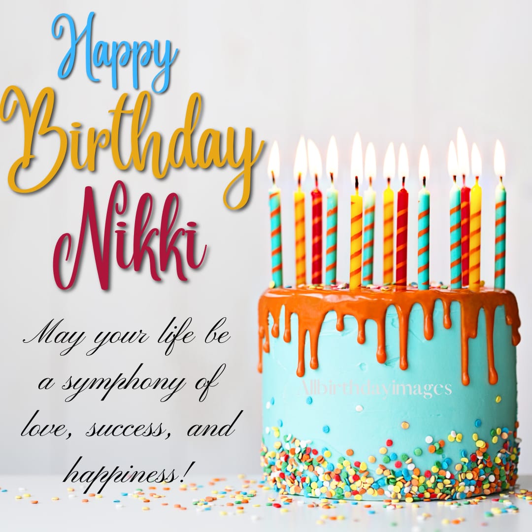 Happy Birthday Nikki Cake Images
