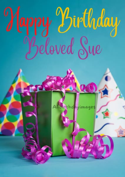 Happy Birthday Sue Cards