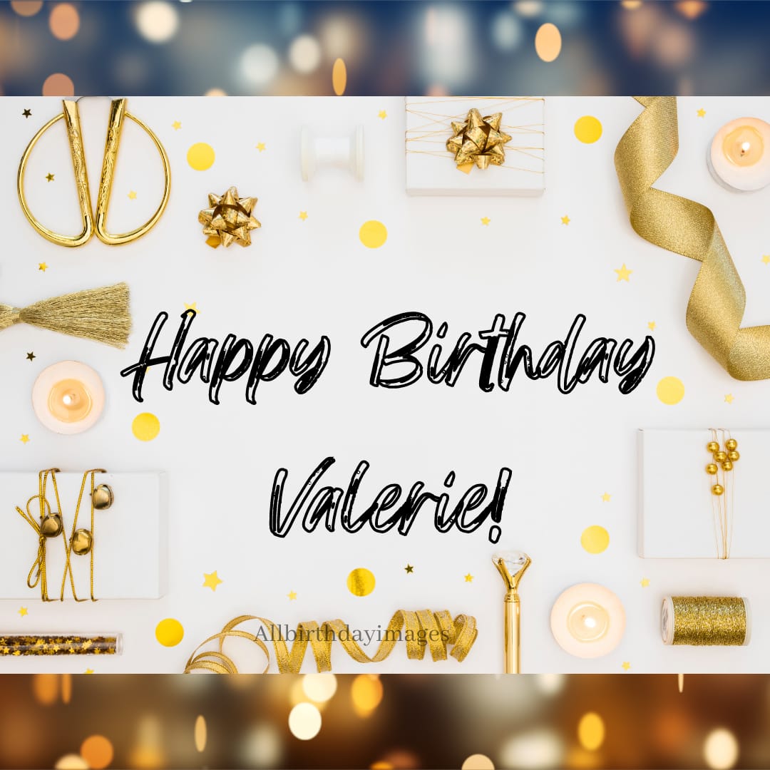 Happy Birthday Image for Valerie