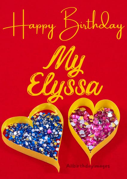 Happy Birthday Card for Alyssa