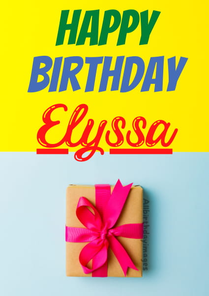 Happy Birthday Alyssa Cards