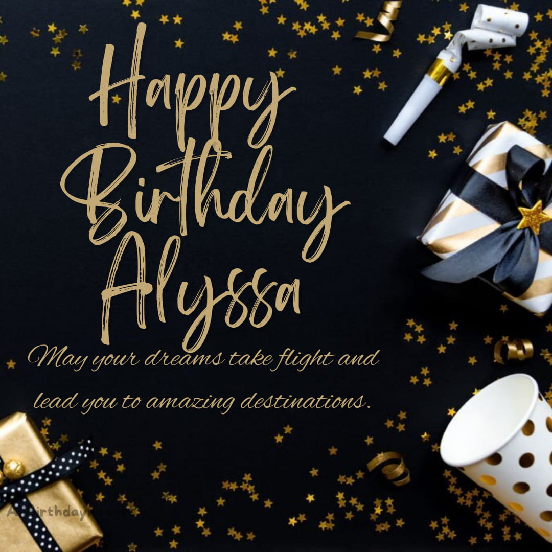 Happy Birthday Wishes for Alyssa