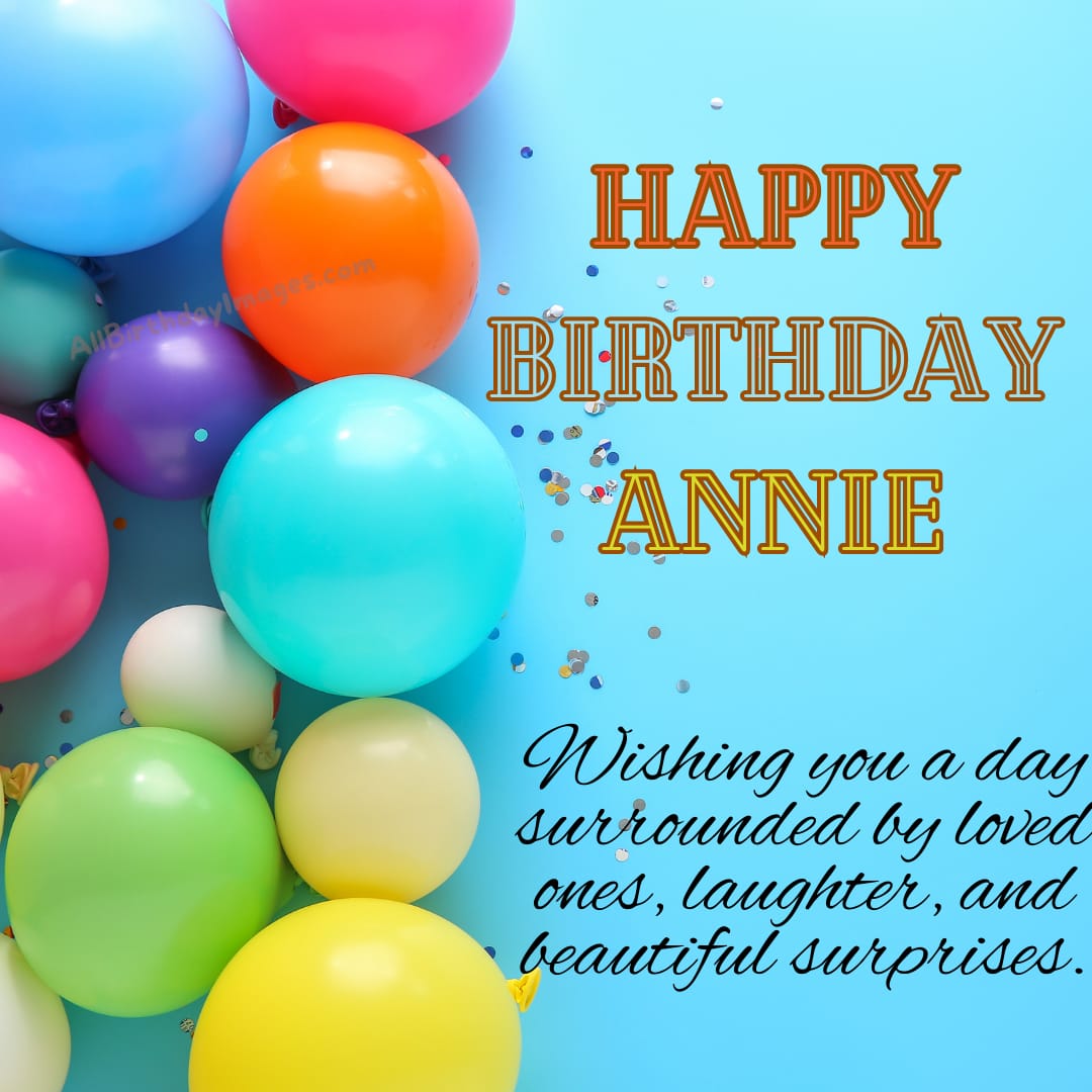 Happy Birthday Image for Annie