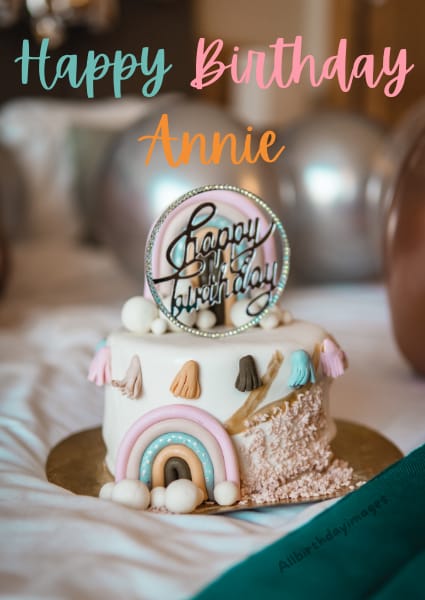 Happy Birthday Card for Annie