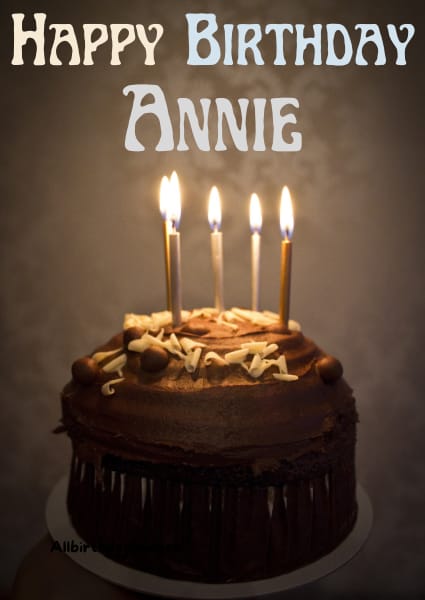 Happy Birthday Annie Card