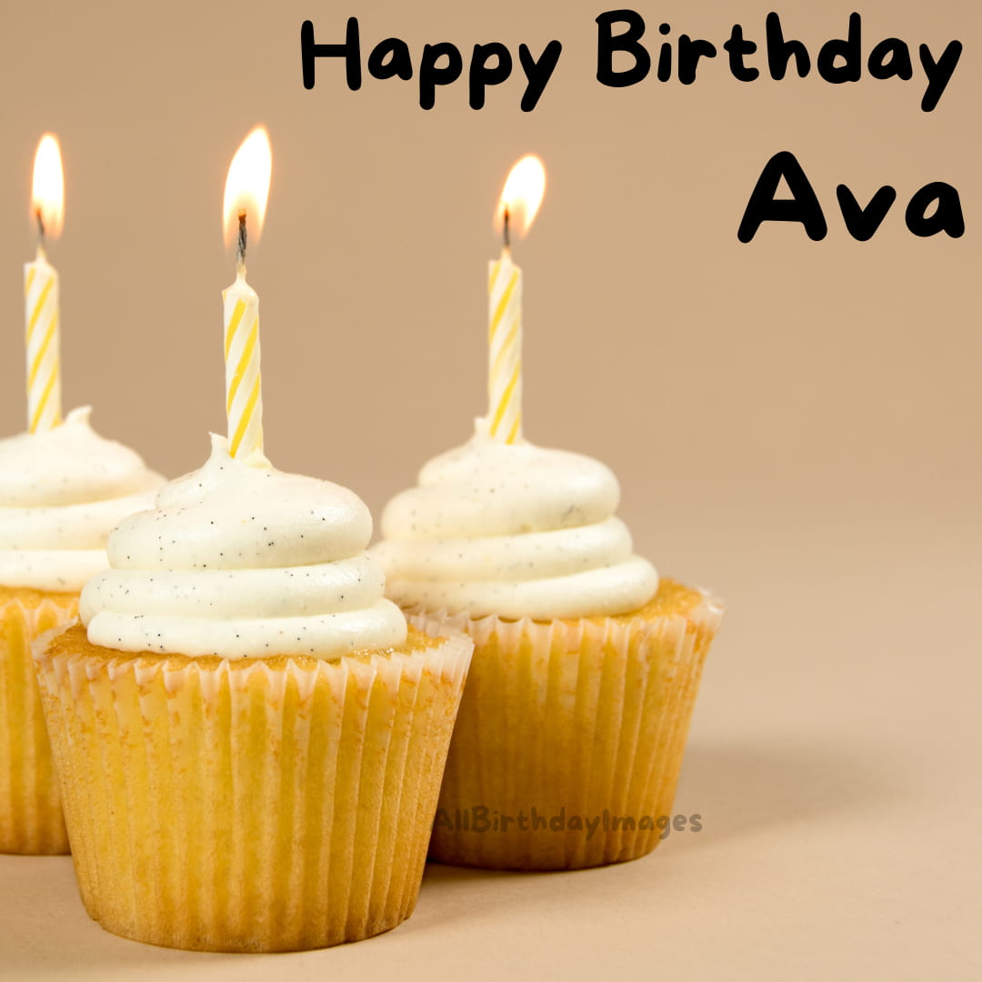 Happy Birthday Ava Cake Images
