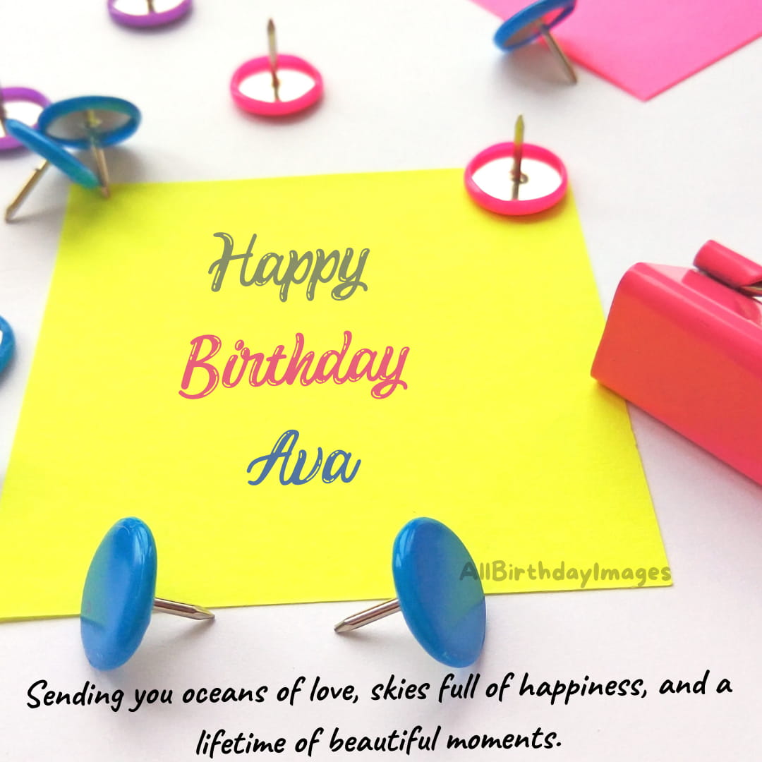 Happy Birthday Wishes for Ava