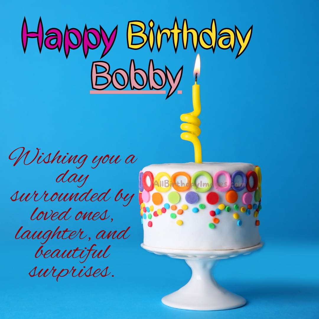 Happy Birthday Bobby Cake Pic