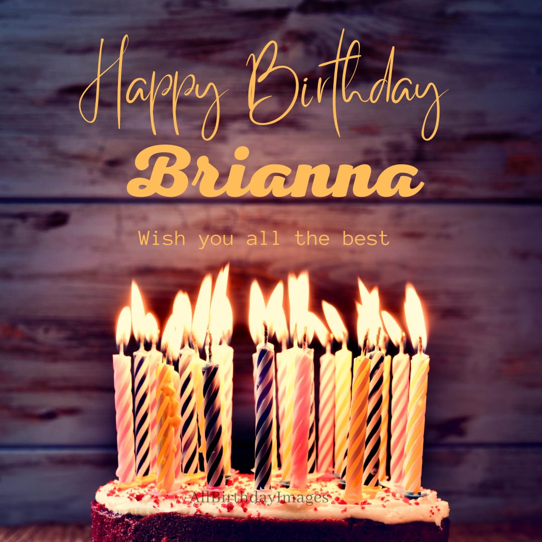 Happy Birthday Cake for Brianna