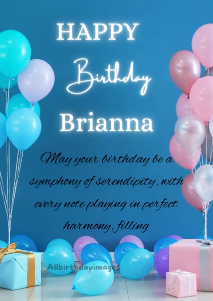 Happy Birthday Brianna Cards