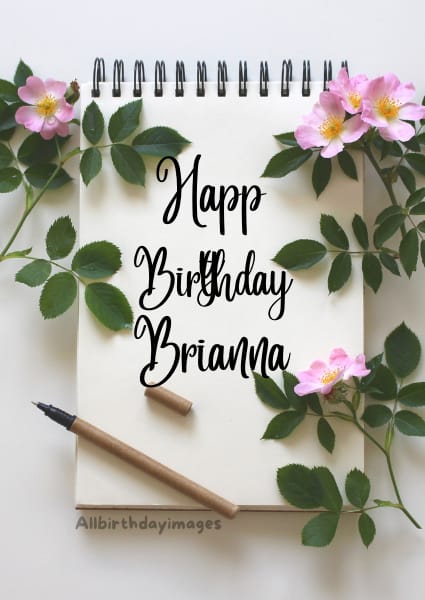 Happy Birthday Card for Brianna