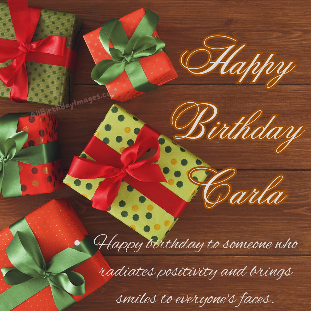 Happy Birthday Wishes for Carla