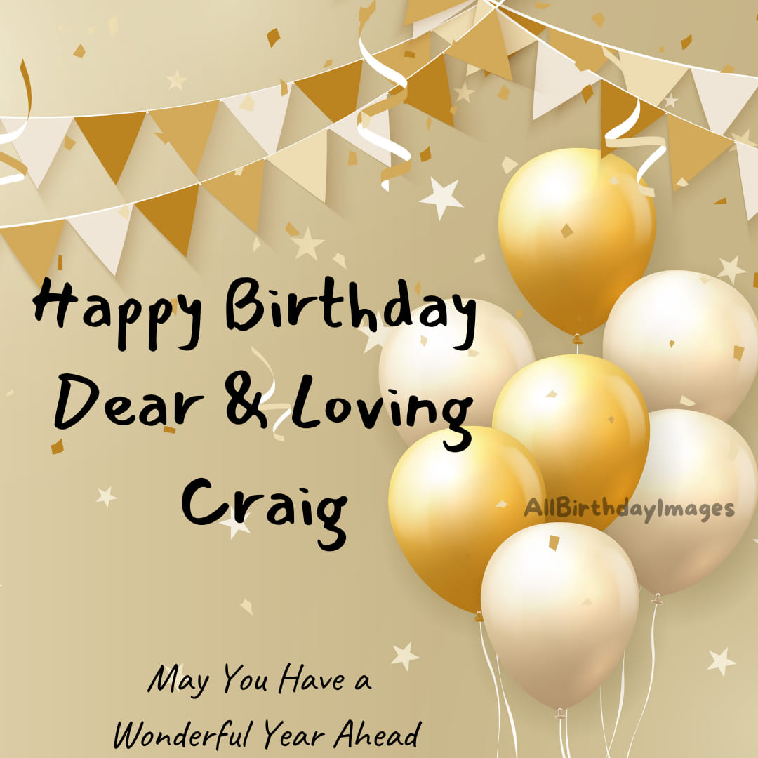 Happy Birthday Craig Images