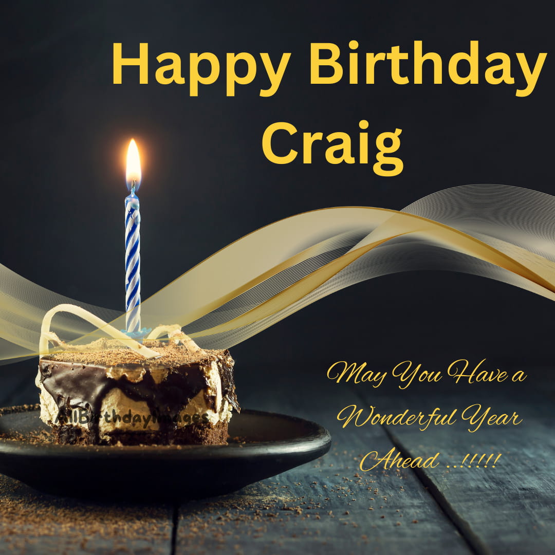 Happy Birthday Craig Images
