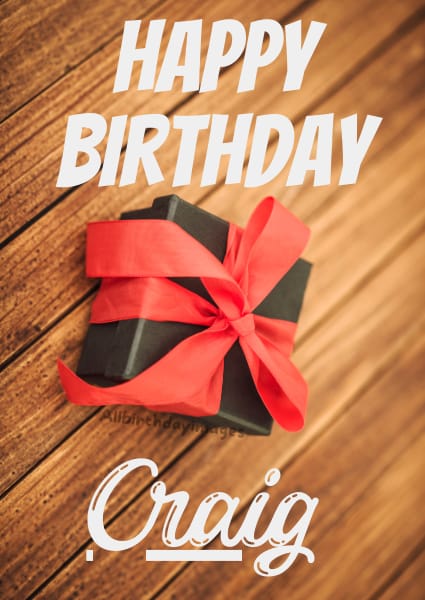 Happy Birthday Craig Cards