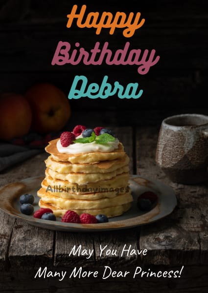 Happy Birthday Debra Card