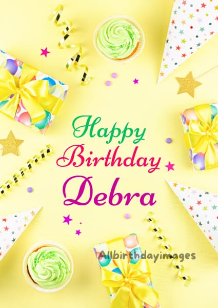 Happy Birthday Card for Debra