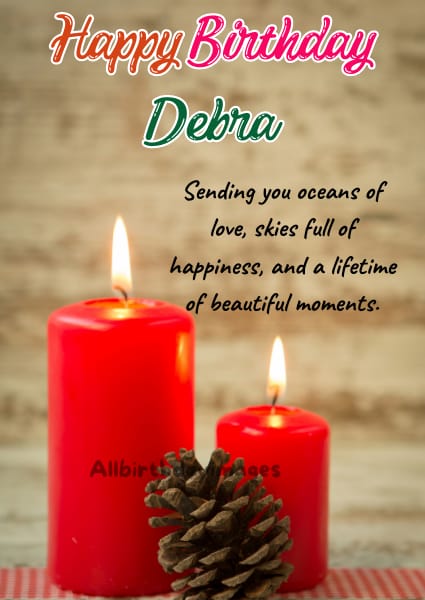 Happy Birthday Card for Debra