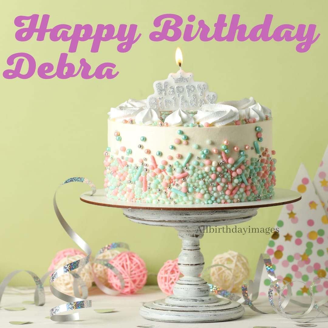 Happy Birthday Cake for Debra