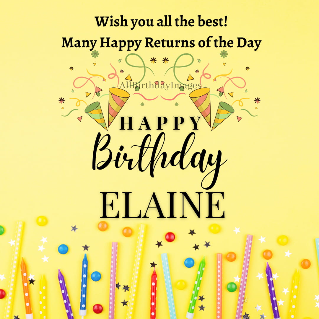 Happy Birthday Wishes for Elaine