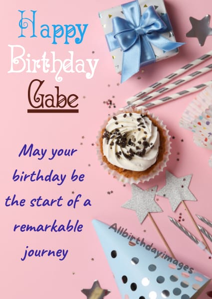 Happy Birthday Gabe Card