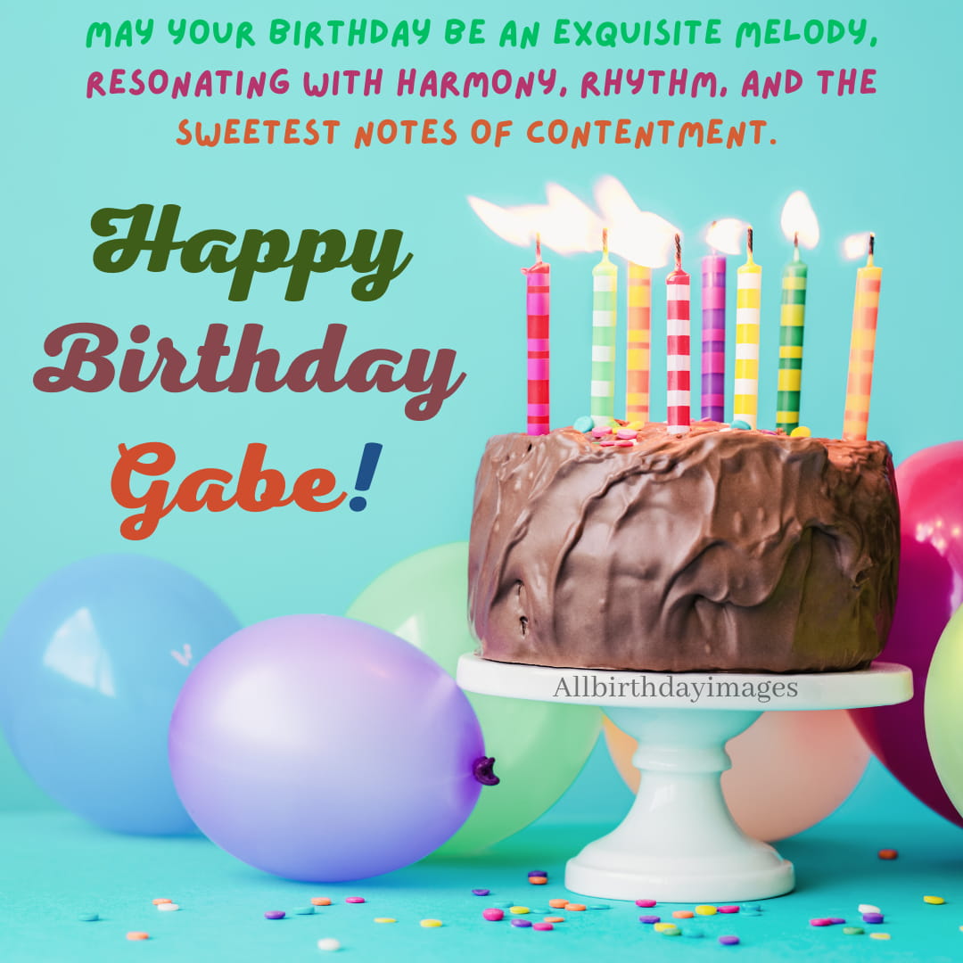 Happy Birthday Gabe Cake