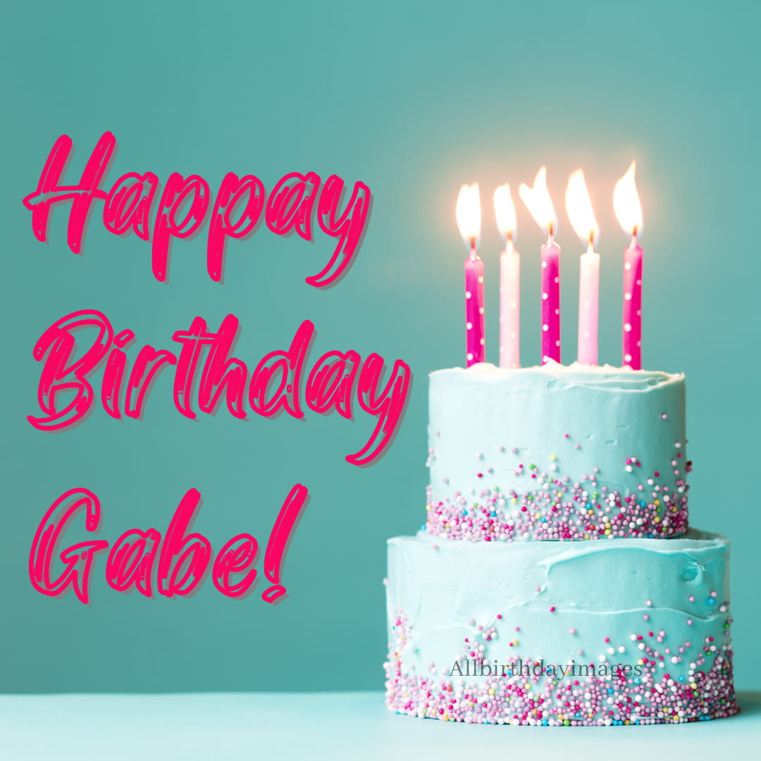 Happy Birthday Gabe Cake