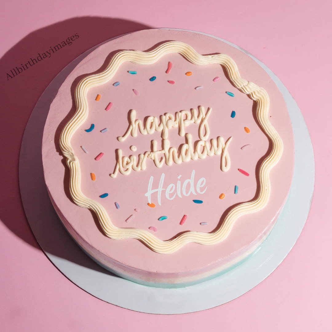 Happy Birthday Heide Cake
