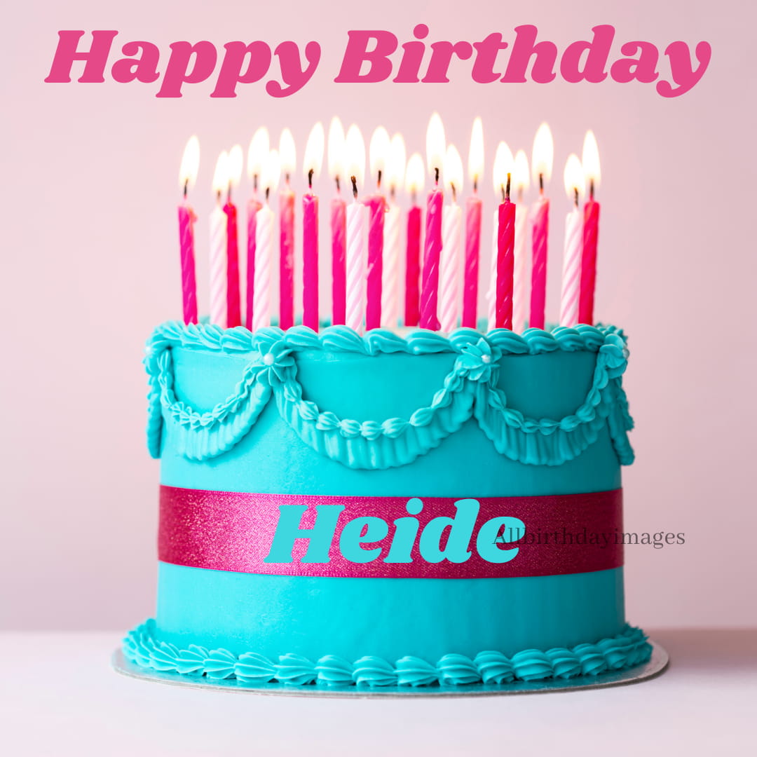Happy Birthday Heide Cake