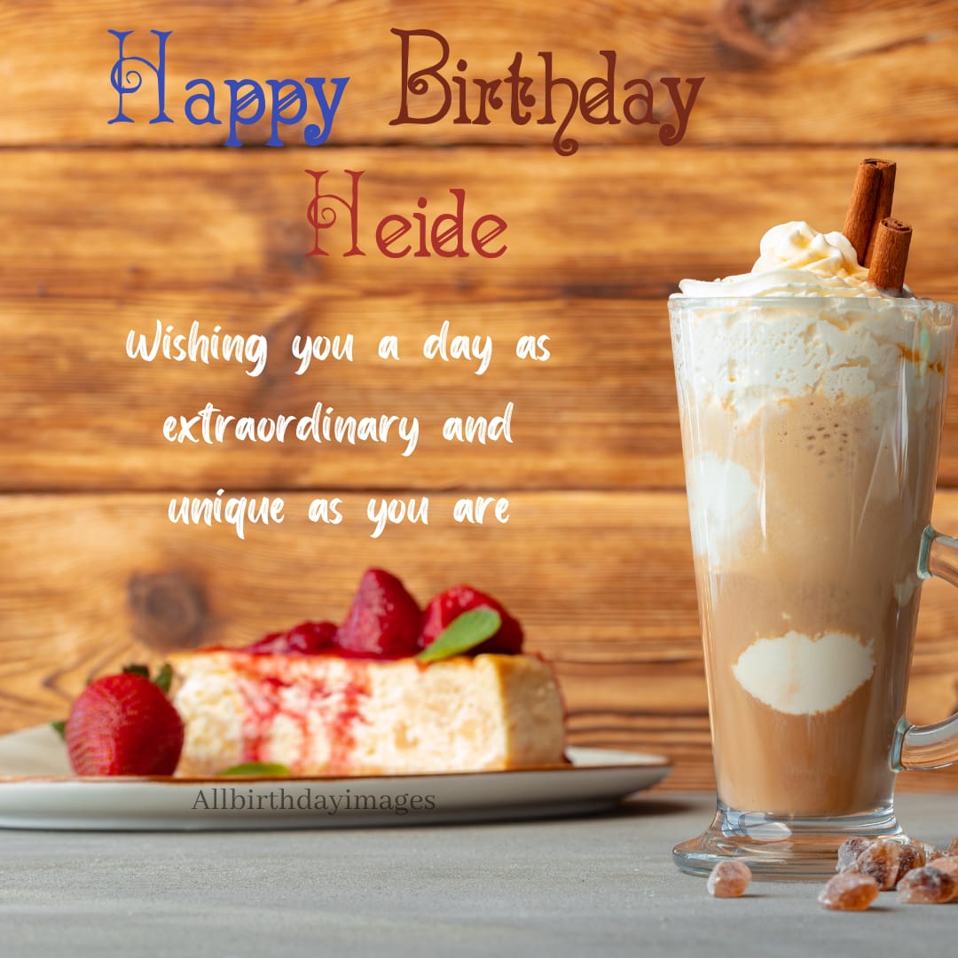 Happy Birthday Wishes for Heide