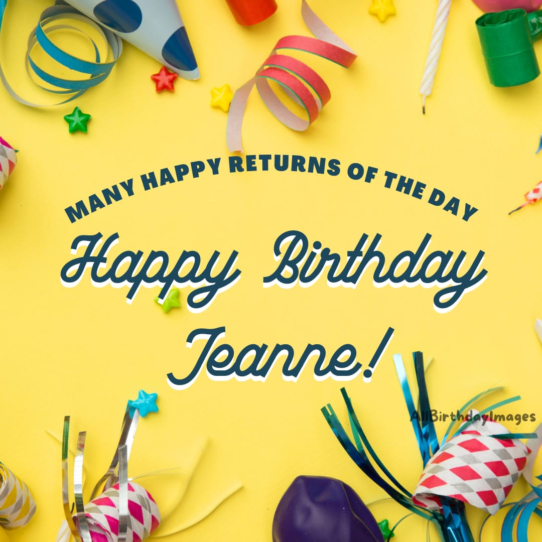 Happy Birthday Jeanne Image