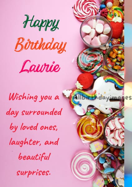 Happy Birthday Cards for Laurie