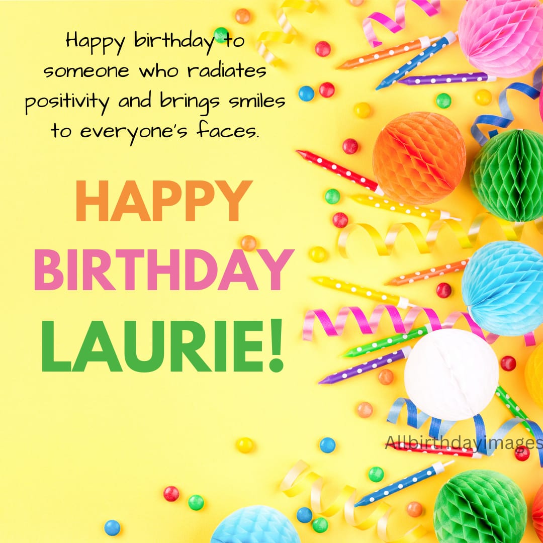 Happy Birthday Wishes for Laurie