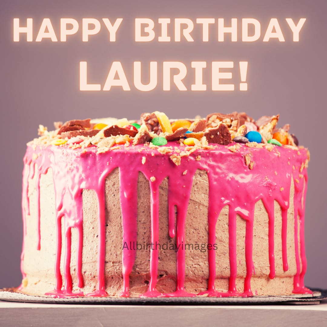 Happy Birthday Laurie Cake Image