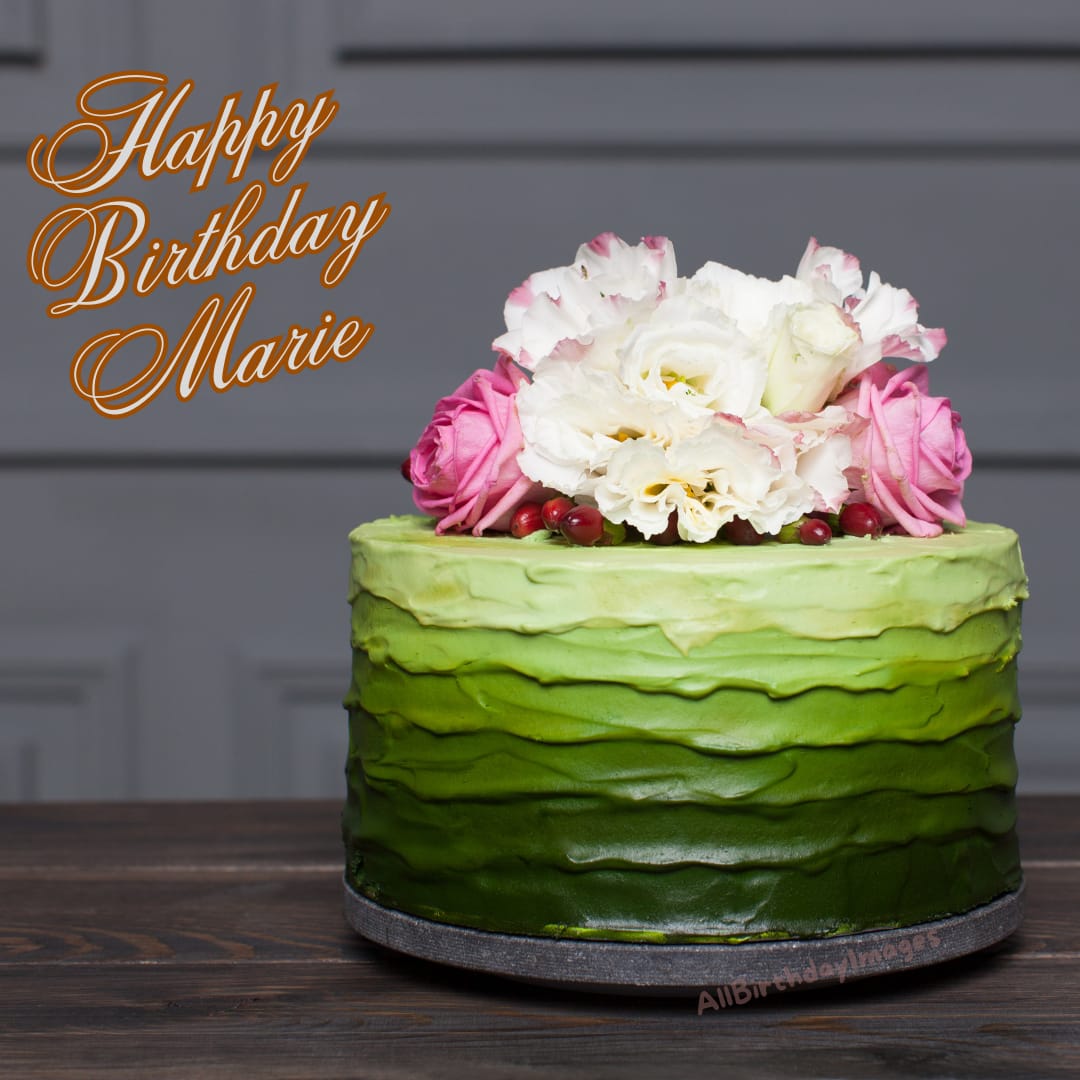 Happy Birthday Marie Cake Pics