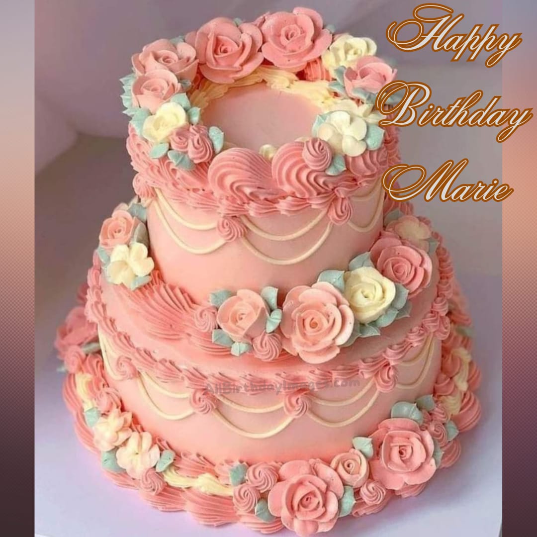 Happy Birthday Cake for Marie