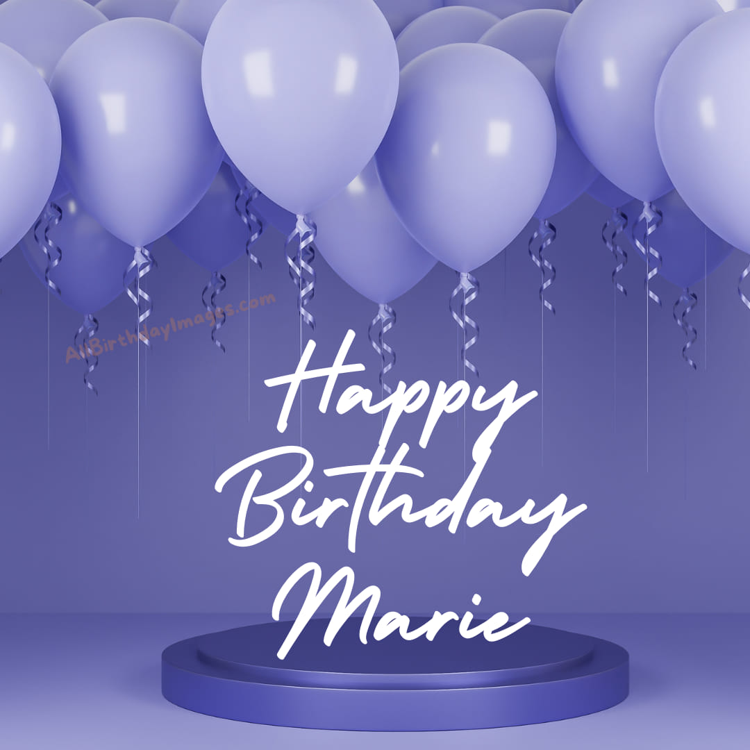 Happy Birthday Marie Images