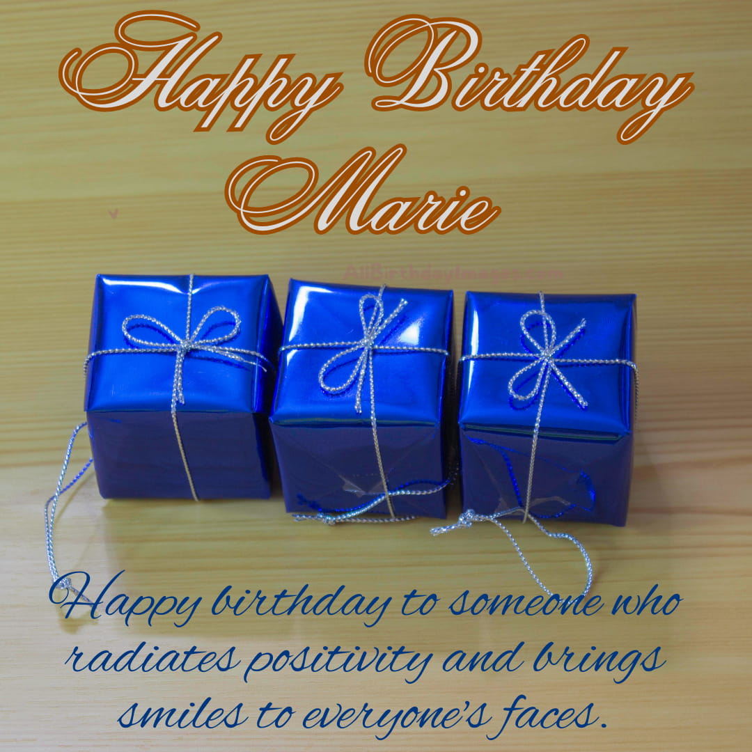 Happy Birthday Wishes for Marie