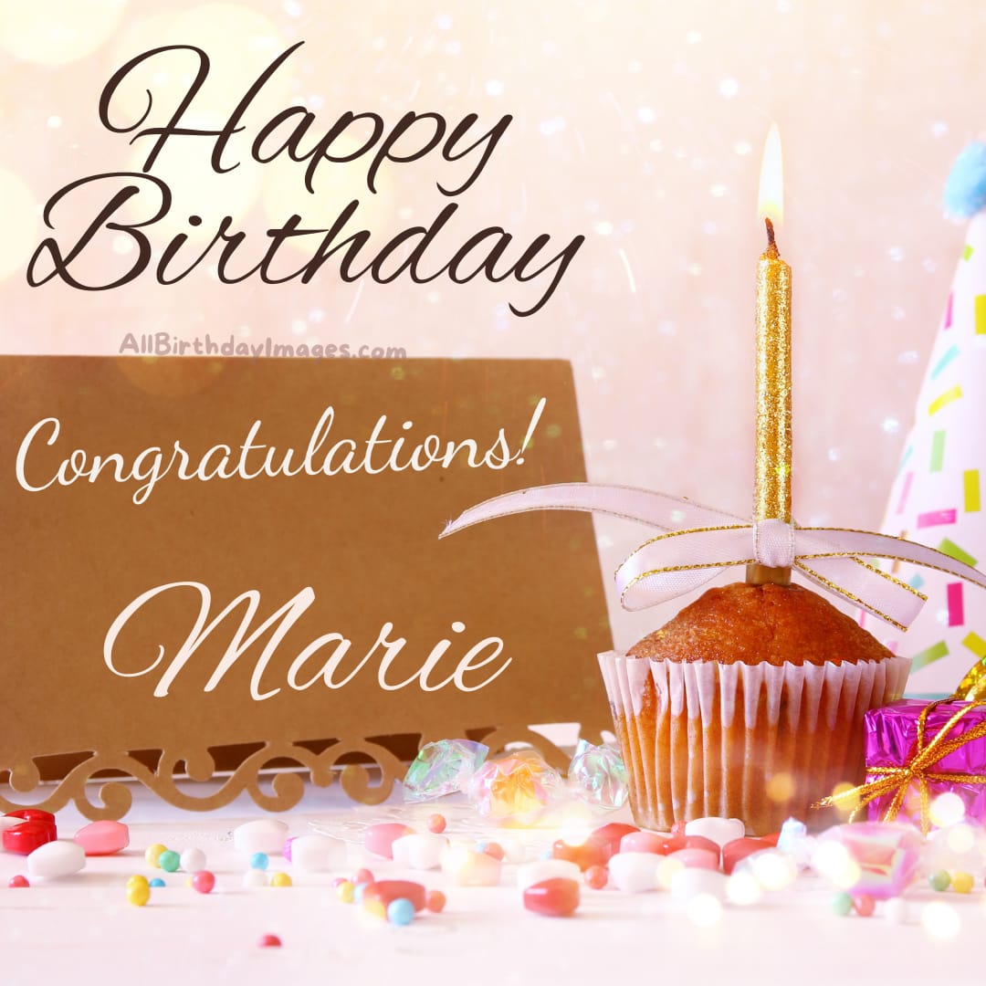Happy Birthday Marie Images