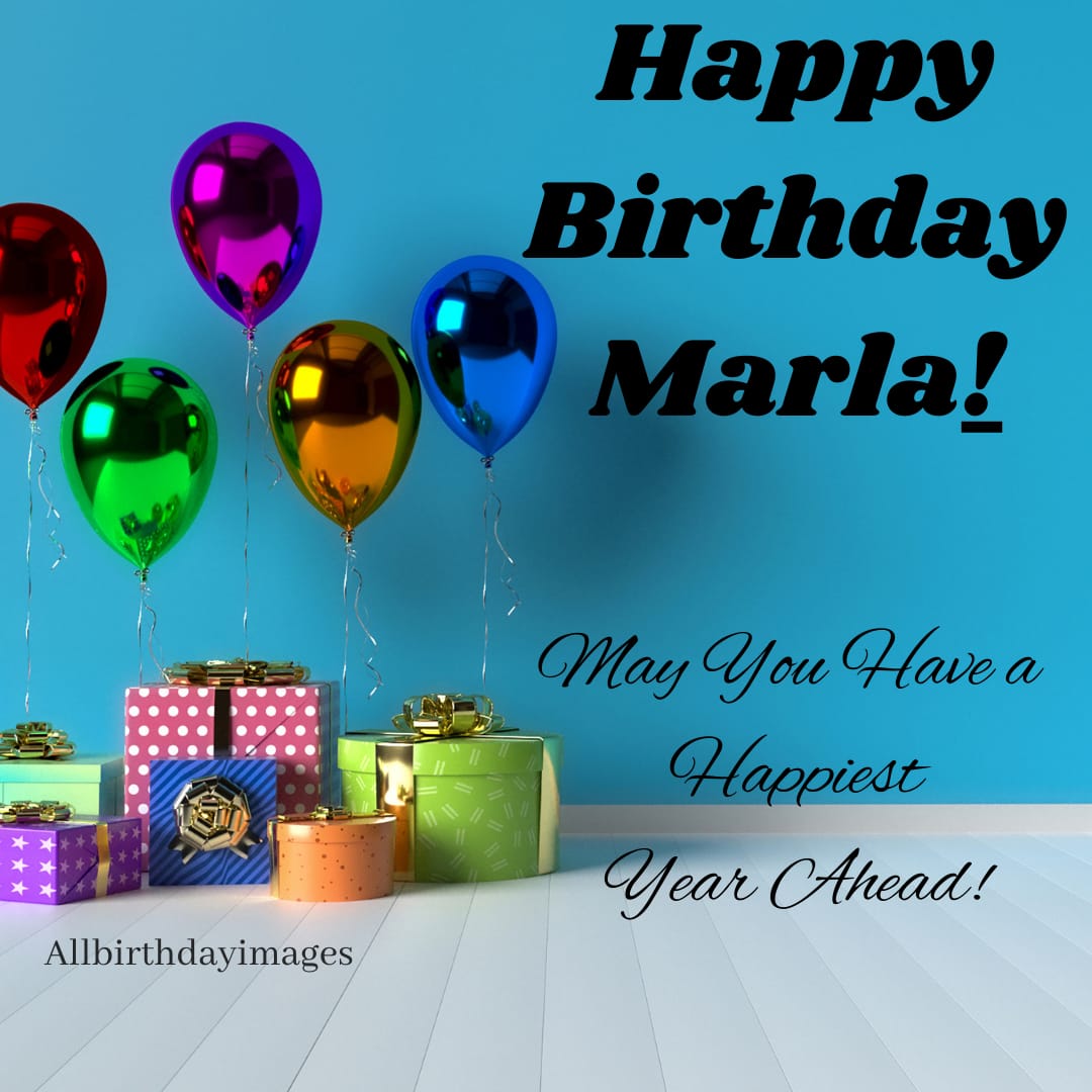 Happy Birthday Marla Images
