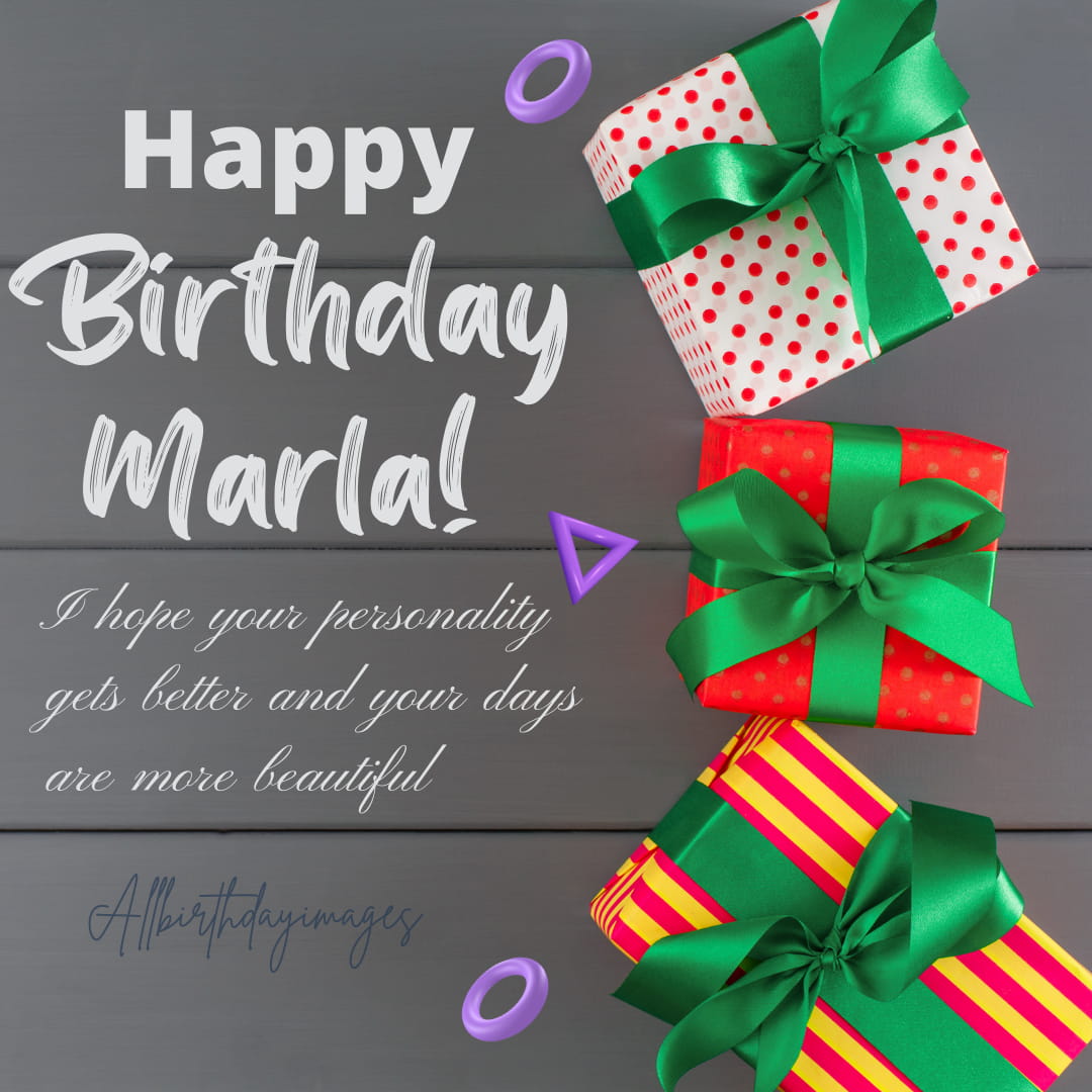 Happy Birthday Wishes for Marla