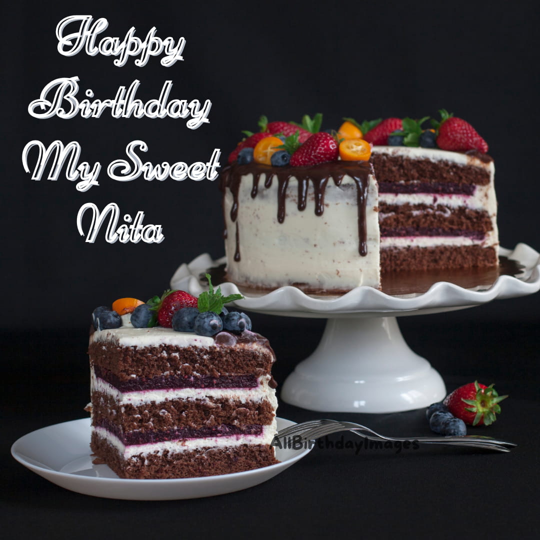 Happy Birthday Cake for Nita