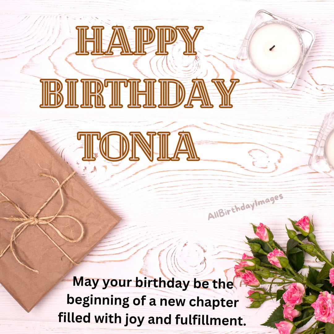 Happy Birthday Wishes for Tonia